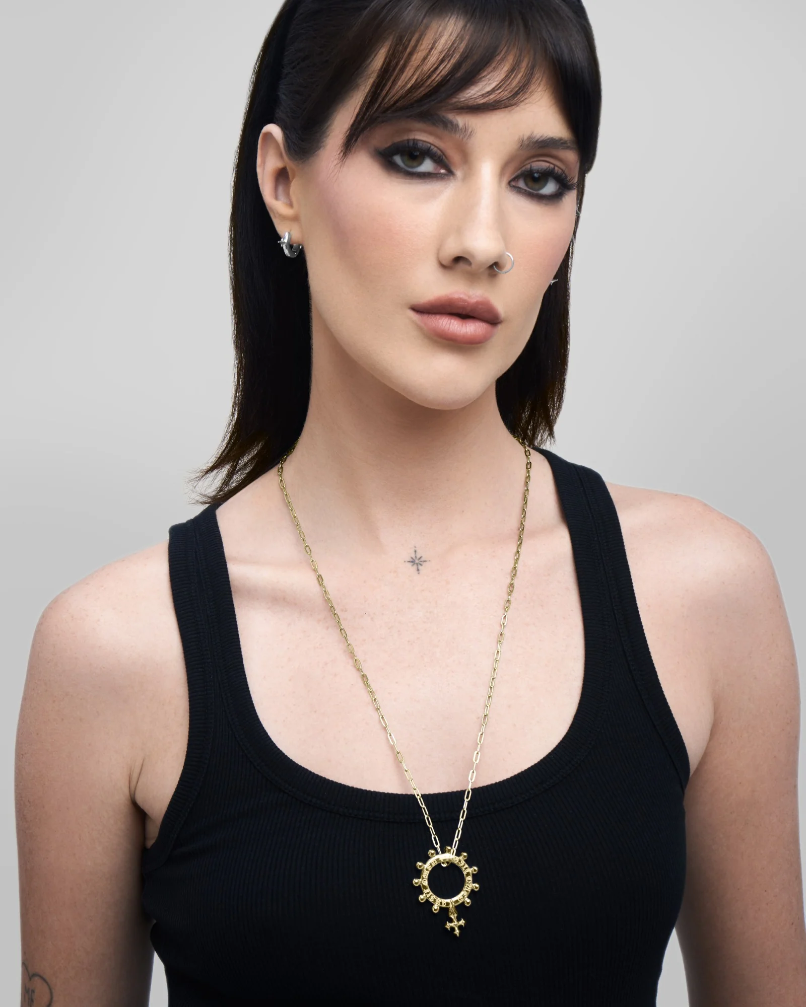 ABSIT OMEN Amulet Pendant Necklace - Image 3