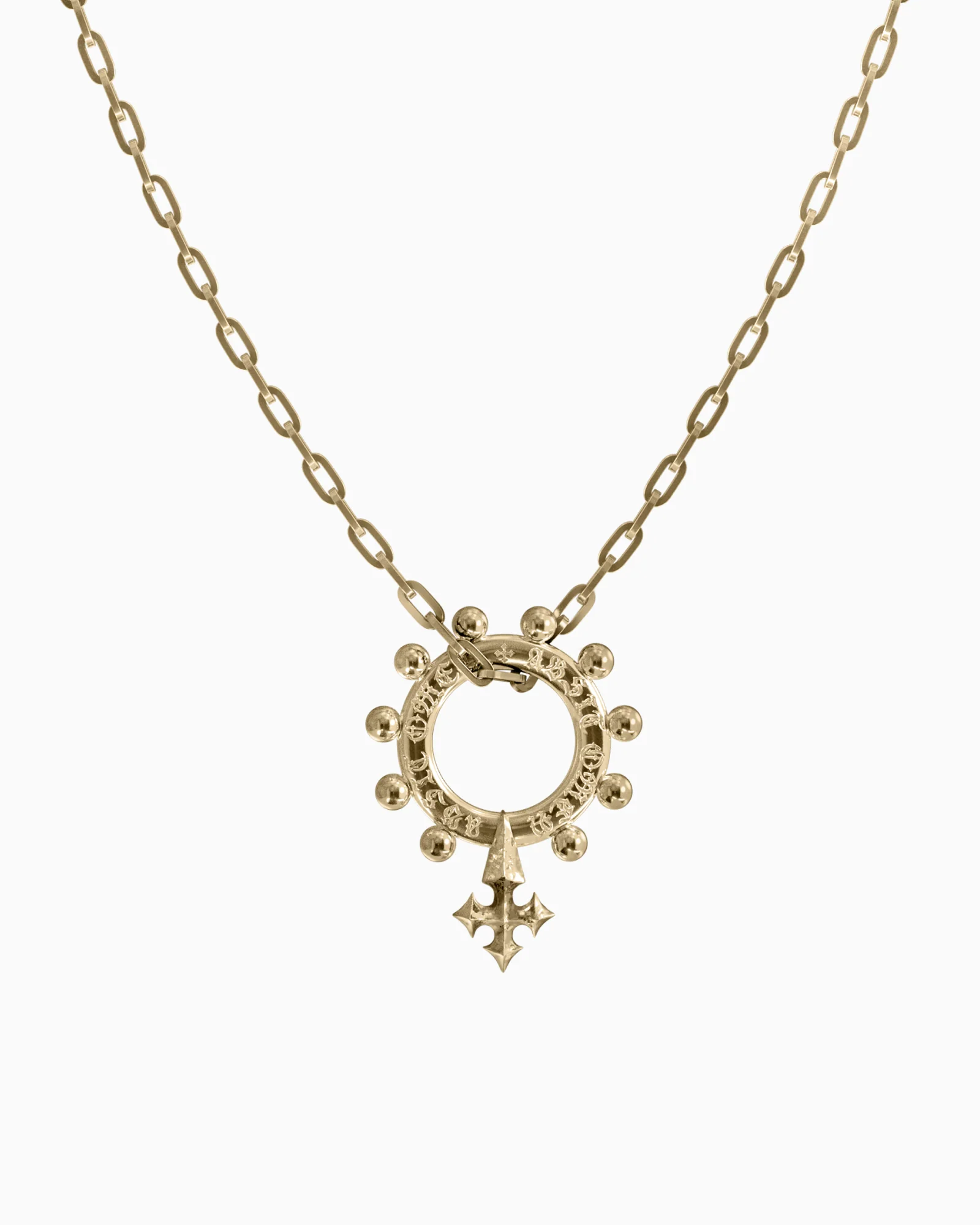 ABSIT OMEN Amulet Pendant Necklace - Image 9