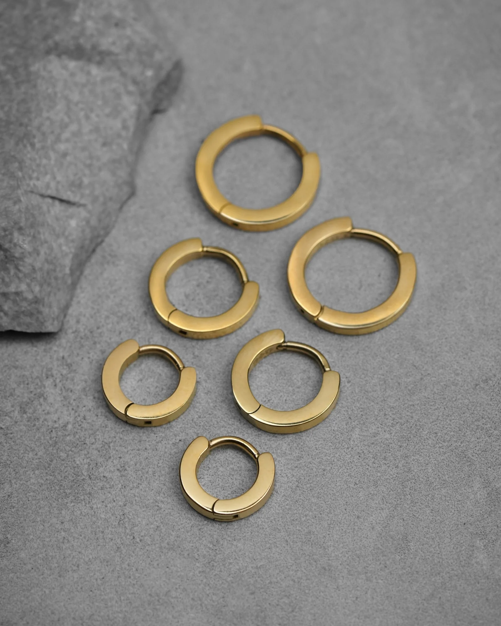 Classic Court Huggie Earrings - Image 7