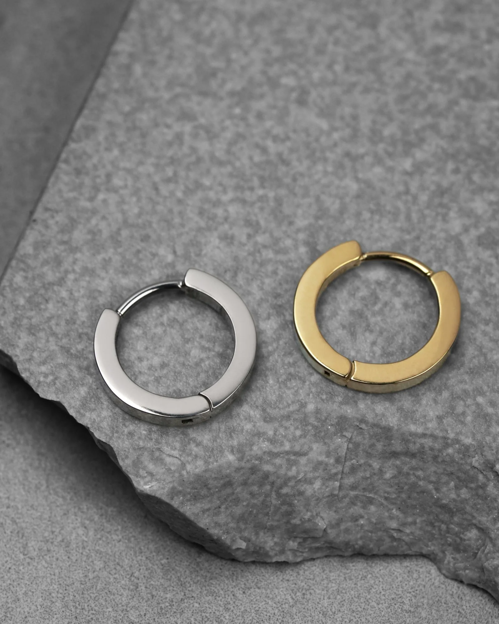 Classic Court Huggie Earrings - Image 9