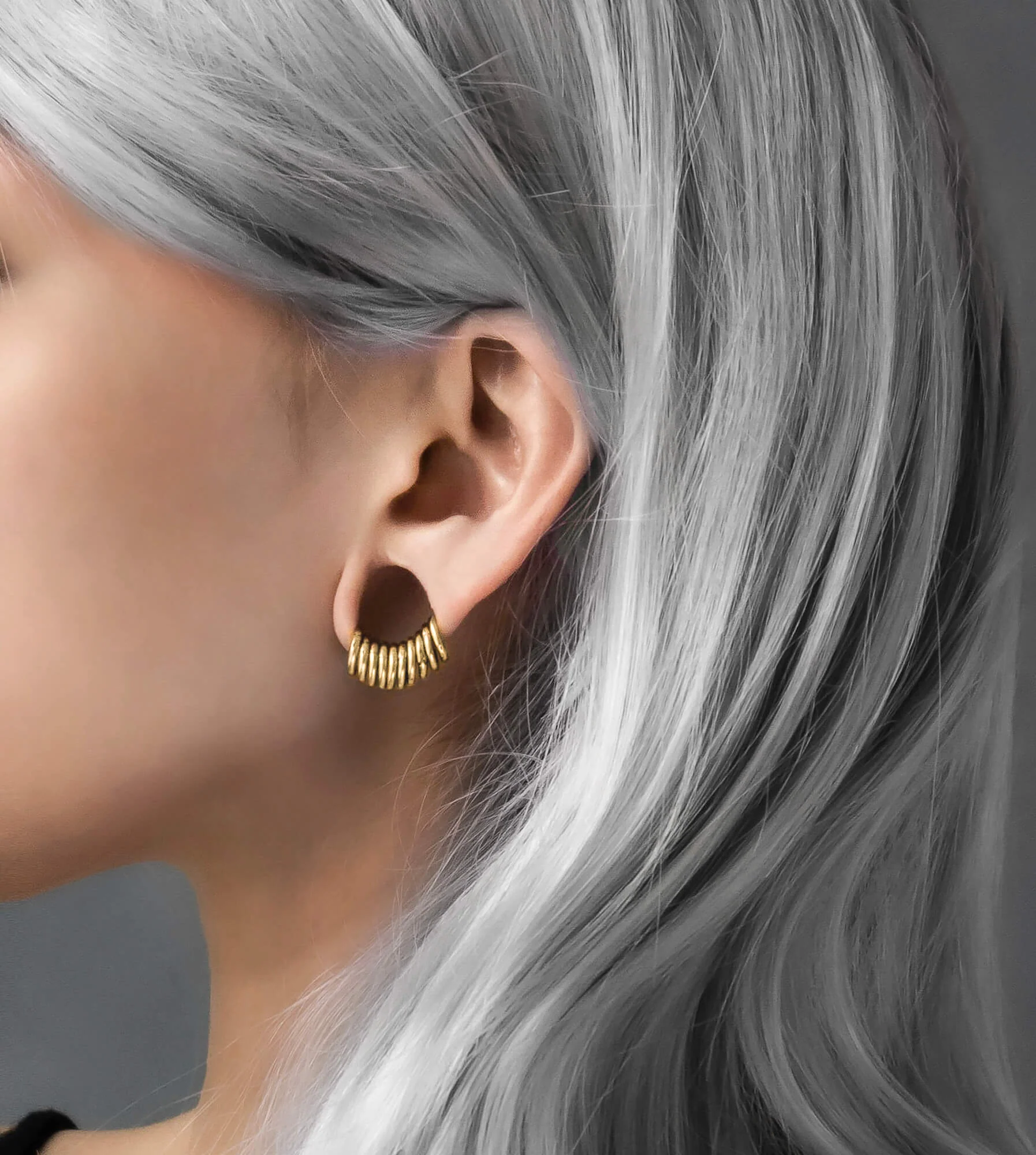 Classic Ring Stack in Steel - Image 5