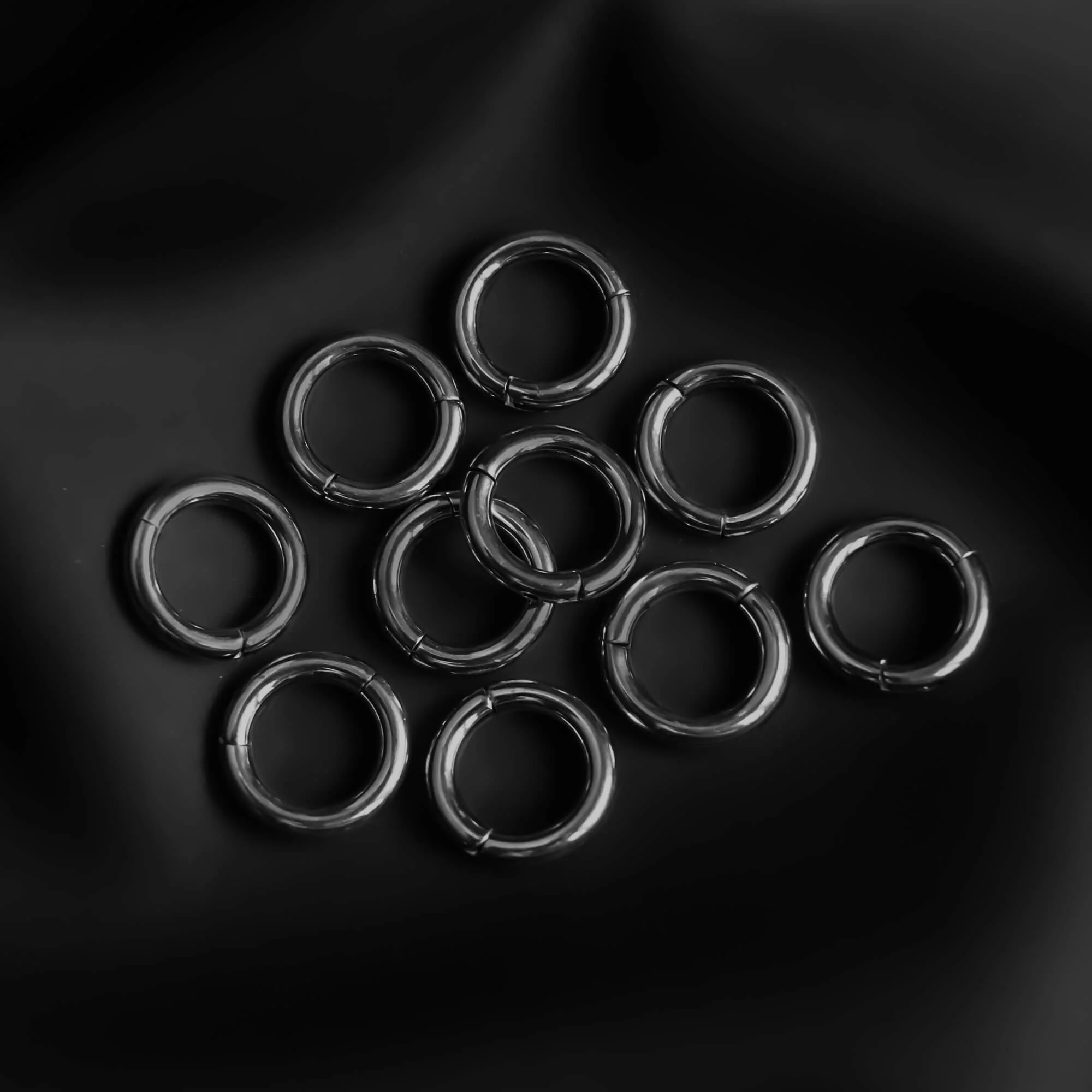 Classic Ring Stack in Steel - Image 9