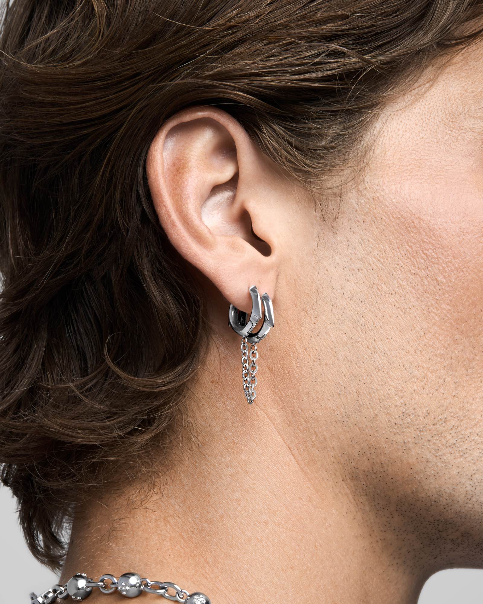Exe Chain Earrings - Image 4