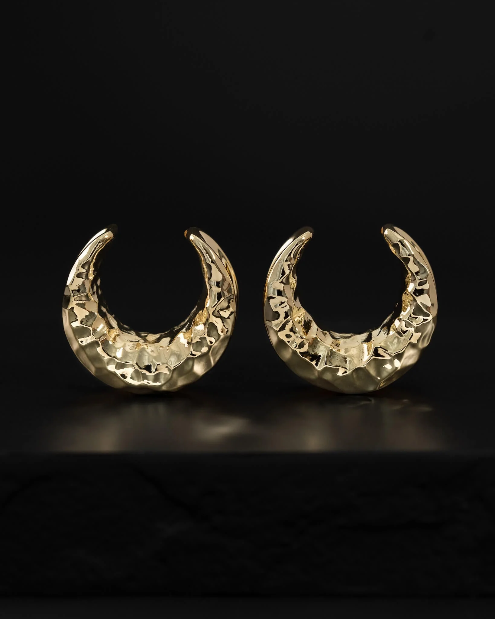 Hammered Crescent Saddle Hangers - Image 5