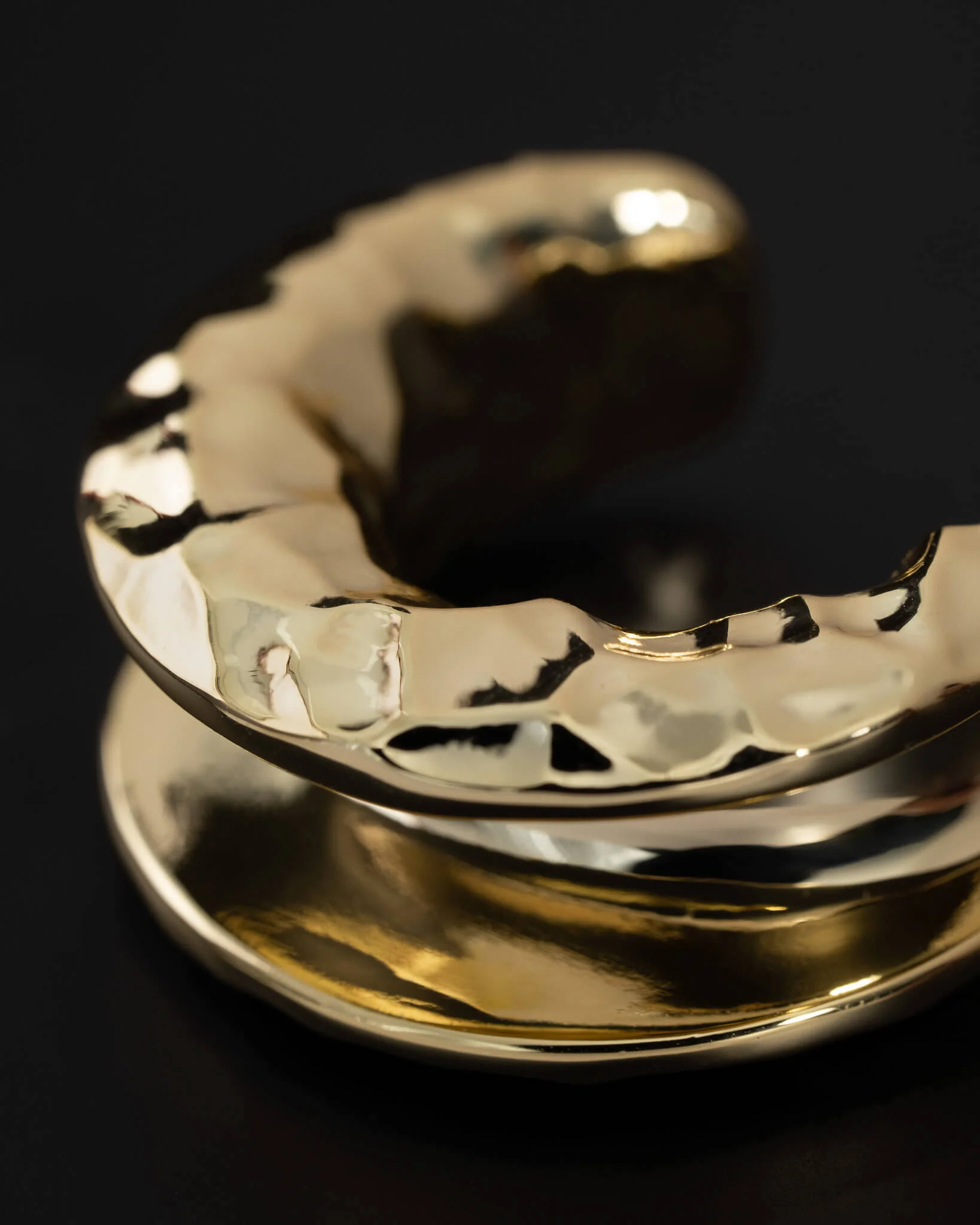 Hammered Crescent Saddle Hangers - Image 7