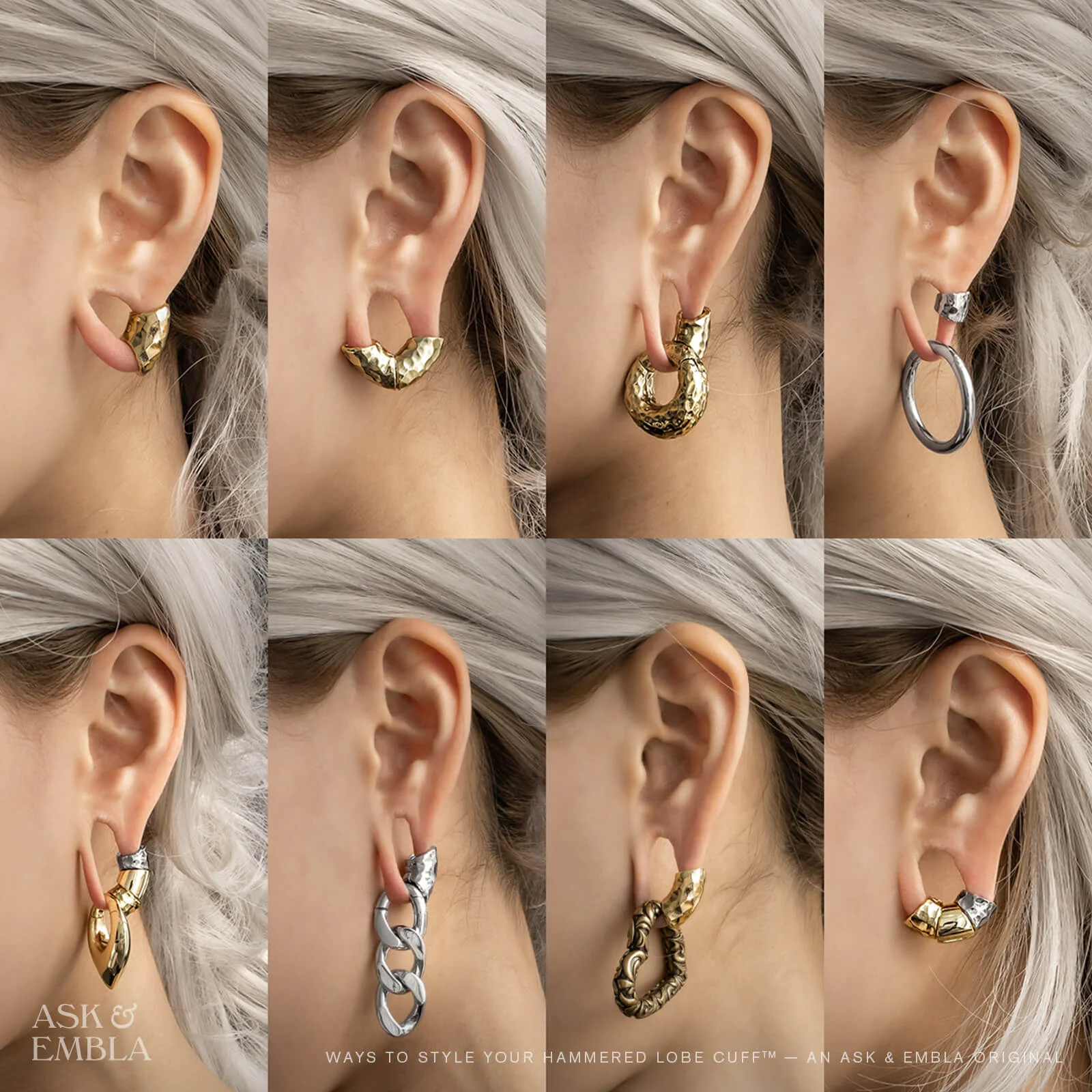 Hammered Lobe Cuffs™️ - Image 3