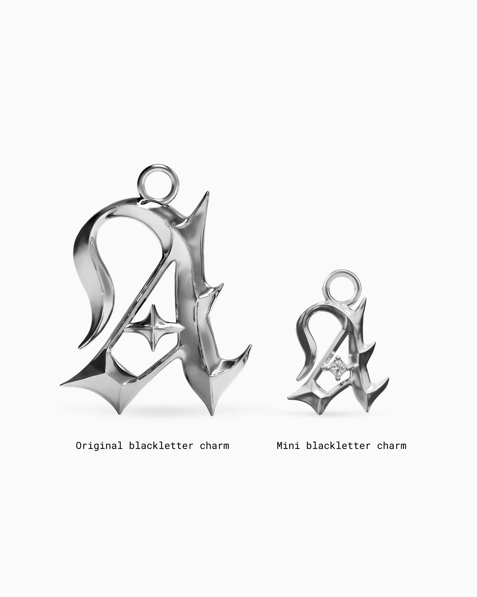 Mini Blackletter Charms - C - Image 7