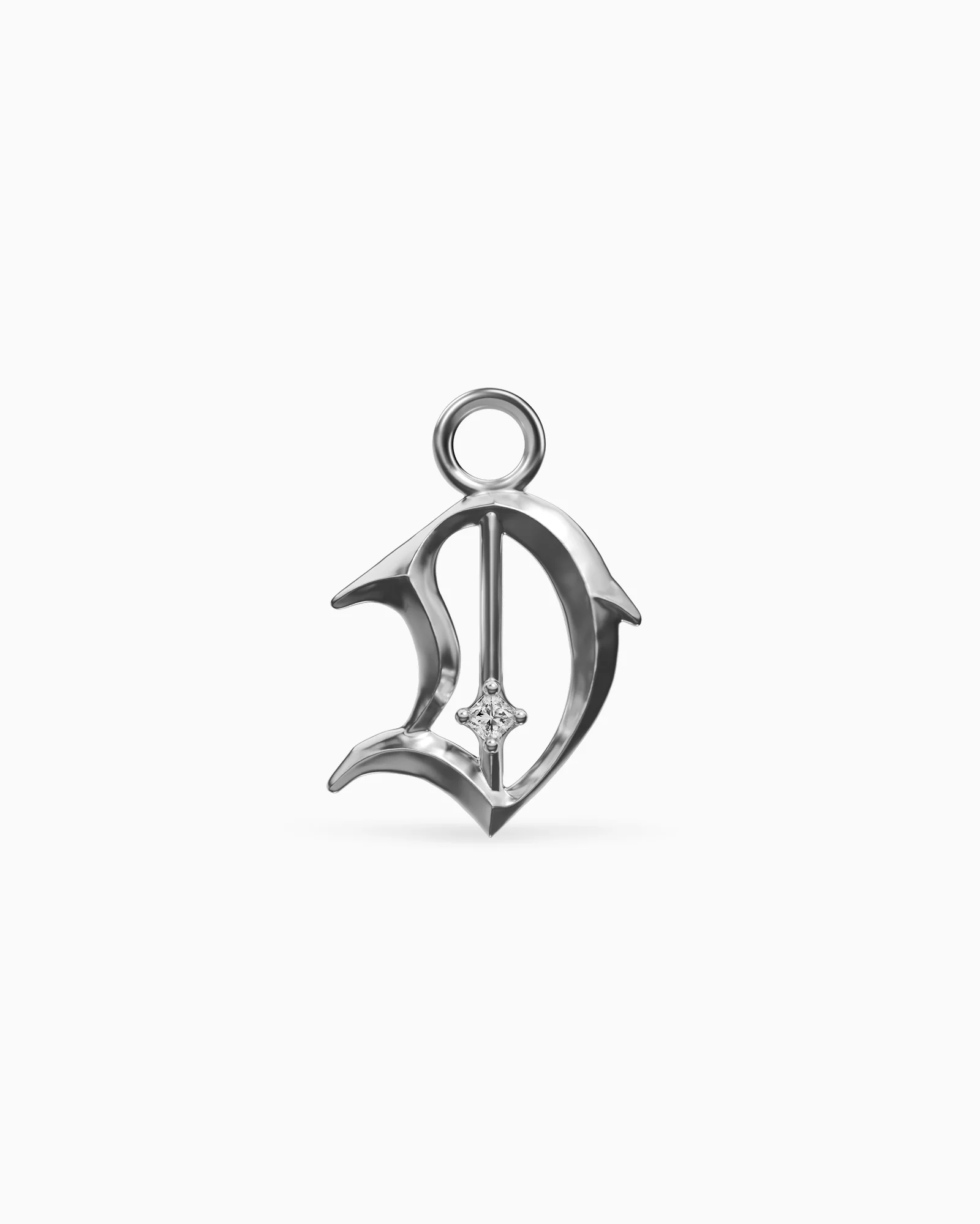Mini Blackletter Charms - D