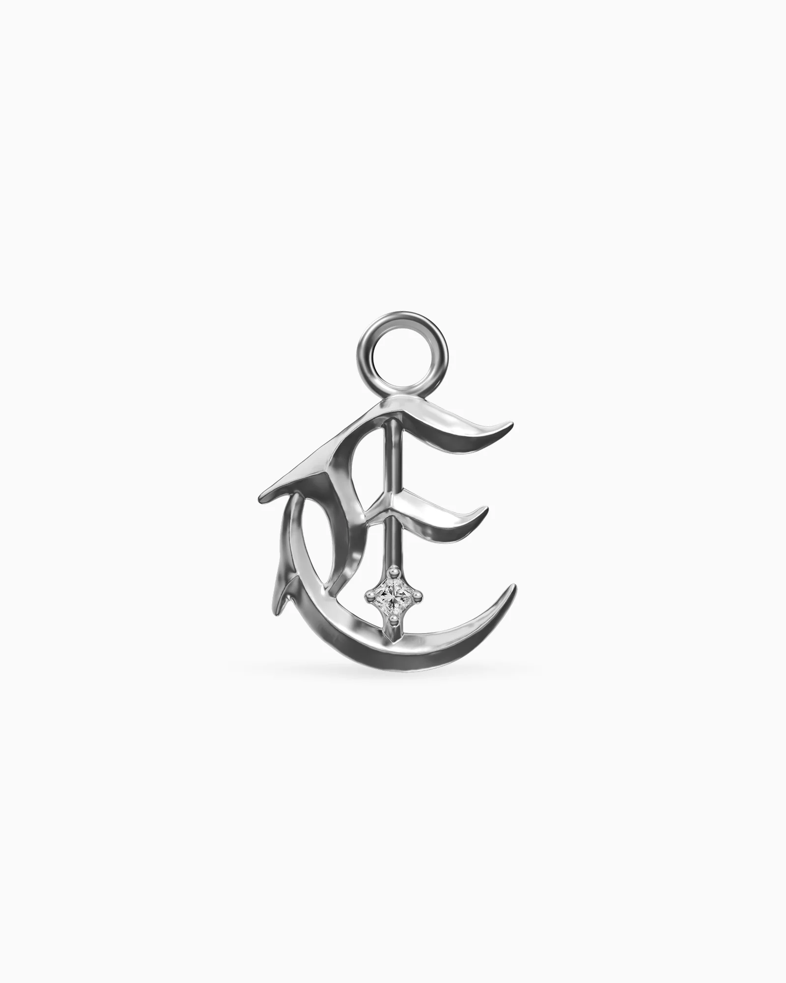 Mini Blackletter Charms - E