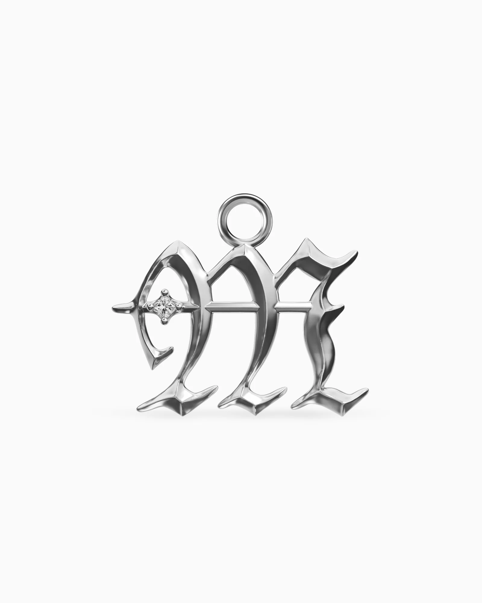Mini Blackletter Charms - M