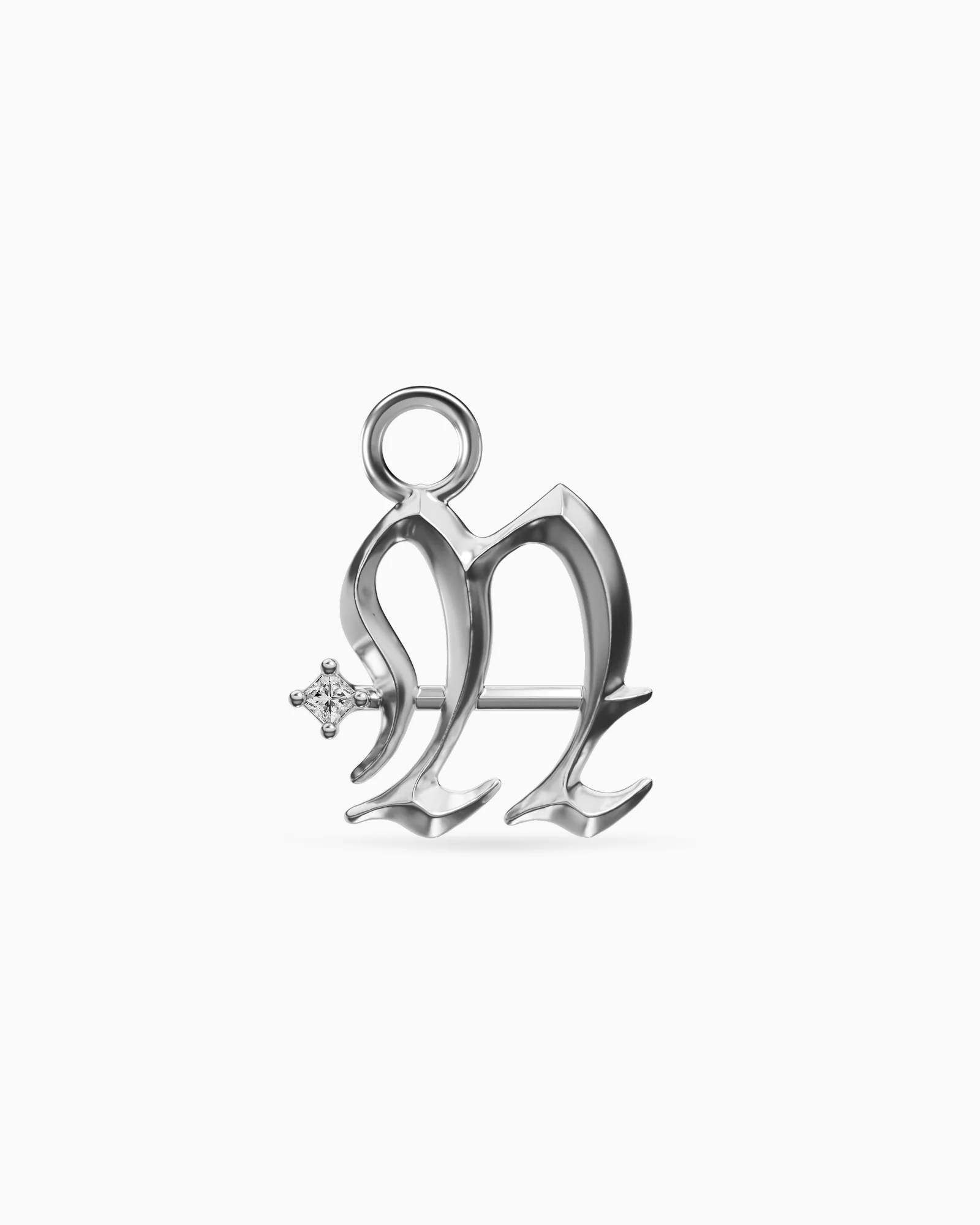 Mini Blackletter Charms - N