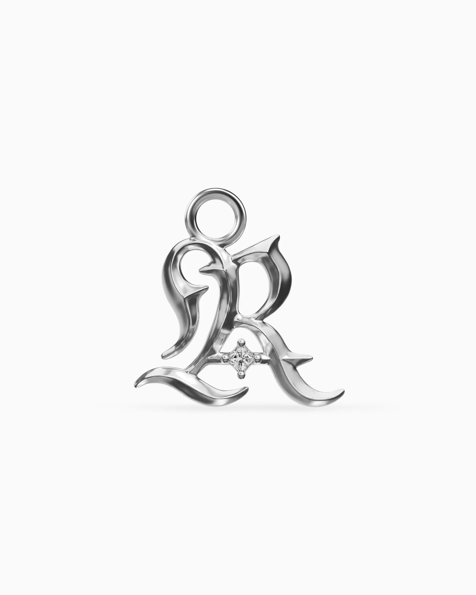Mini Blackletter Charms - R