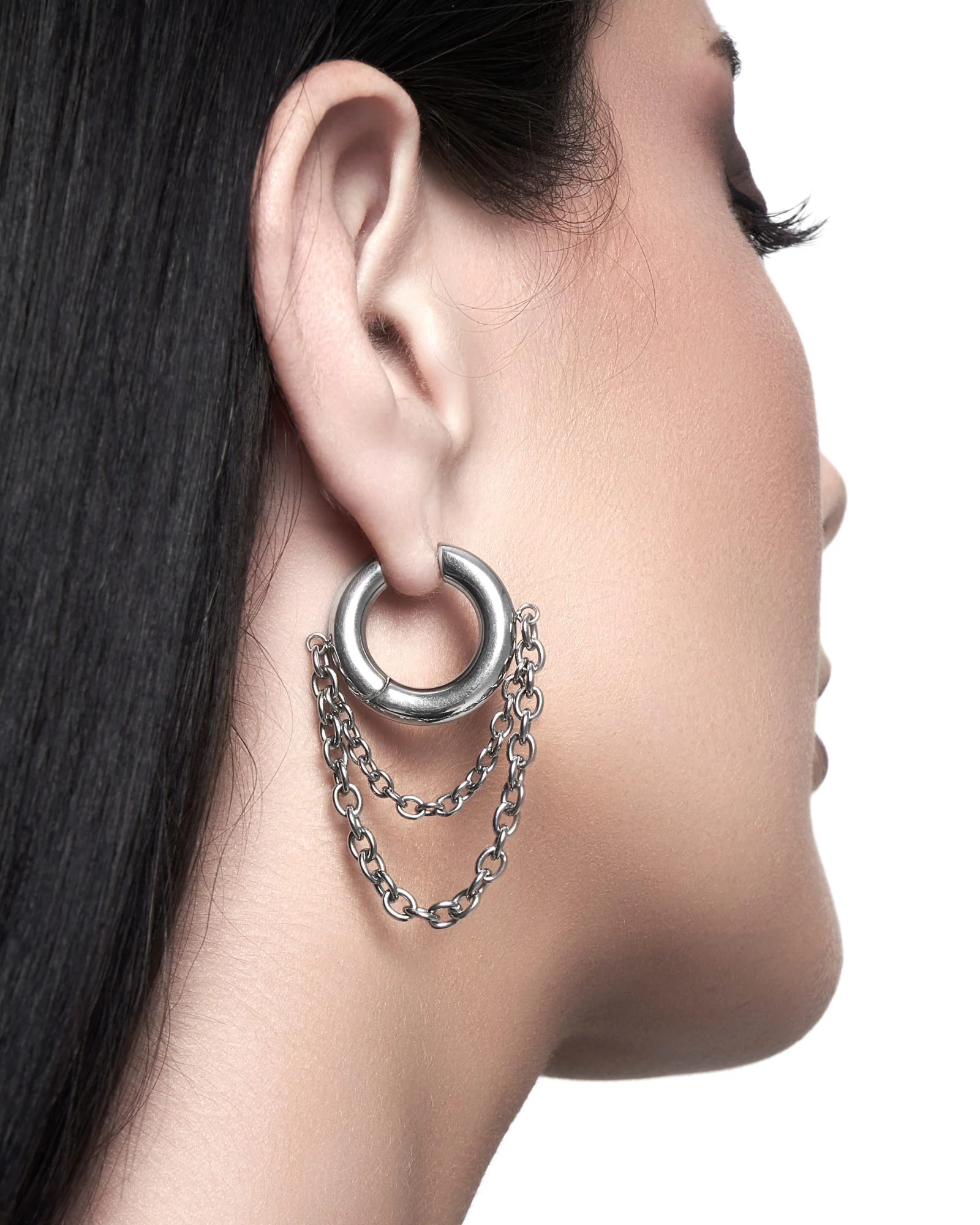 Obscura Chain Earrings - Image 3