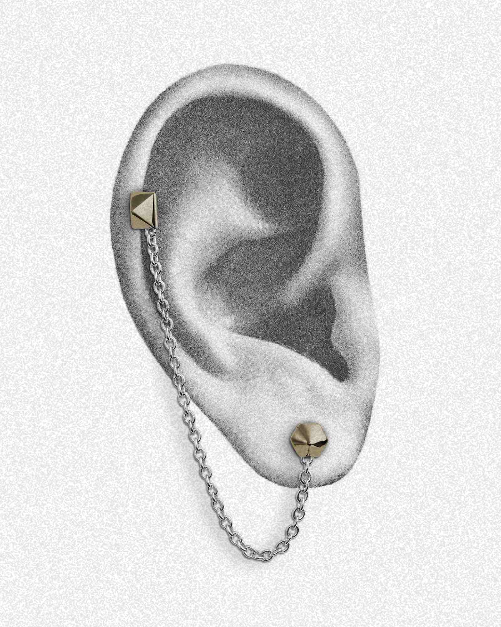 Sync Chain Earrings - Image 4
