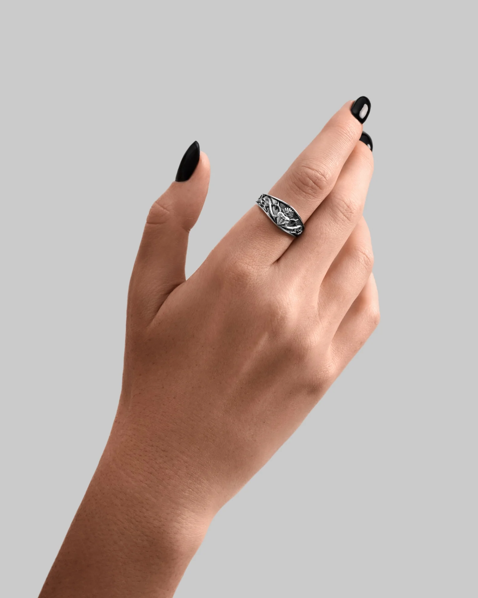 The Sacrament Claddagh Band Ring - Image 3