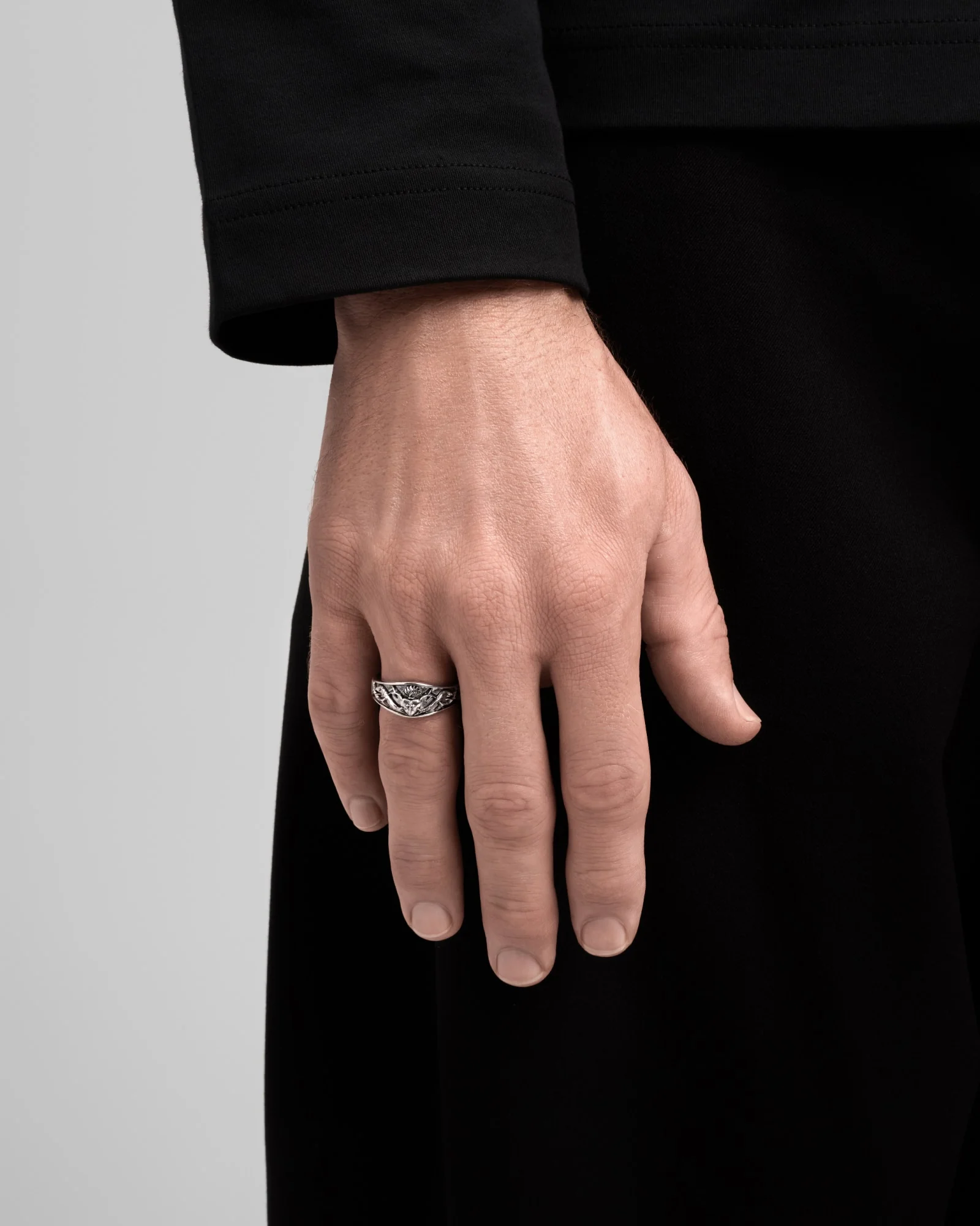 The Sacrament Claddagh Band Ring - Image 4